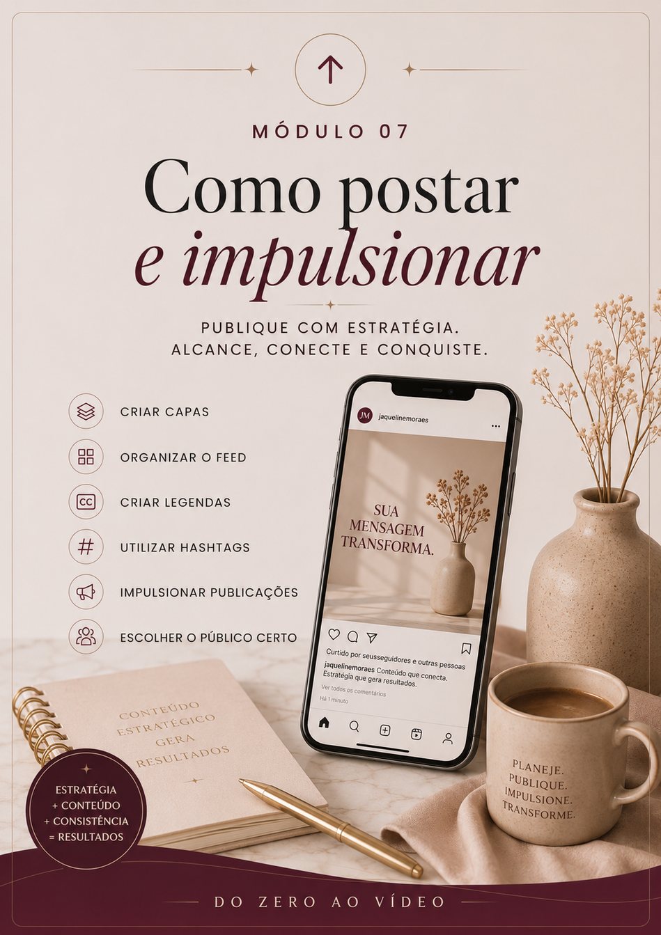Capa do Módulo 07 — Como postar e impulsionar